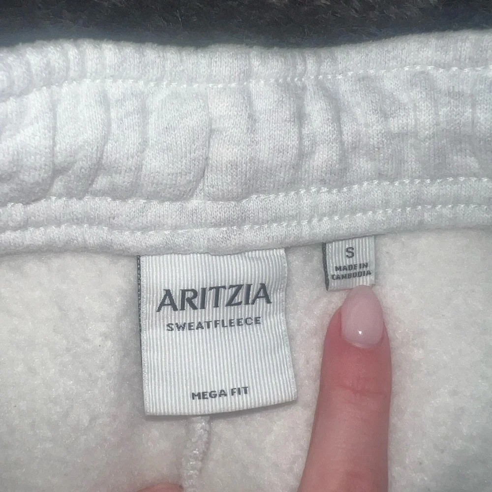 Aritzia Light Gray Track Pants - Picture 7 of 8